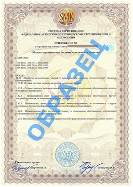 Приложение 1 Десногорск Сертификат ГОСТ РВ 0015-002
